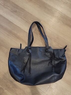 Black Leather Handbag